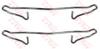 TRW PFK285 Accessory Kit, disc brake pads