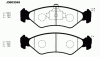 NIPPARTS J3603049 Brake Pad Set, disc brake