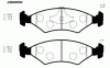NIPPARTS J3603050 Brake Pad Set, disc brake
