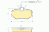 GIRLING 6110391 Brake Pad Set, disc brake