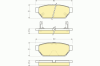 GIRLING 6130459 Brake Pad Set, disc brake
