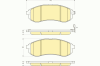 GIRLING 6133809 Brake Pad Set, disc brake
