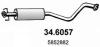 ASSO 34.6057 (346057) Middle Silencer