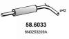 ASSO 58.6033 (586033) Middle Silencer