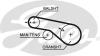 GATES 5570XS Timing Belt