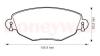 JURID 573013J Brake Pad Set, disc brake