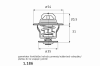 BEHR THERMOT-TRONIK 1.186.84 (118684) Thermostat, coolant