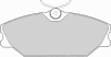 FERODO FSL1420 Brake Pad Set, disc brake