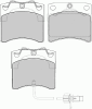 FERODO FVR1492 Brake Pad Set, disc brake