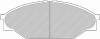 FERODO FSL949 Brake Pad Set, disc brake