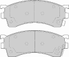 FERODO FDB950 Brake Pad Set, disc brake