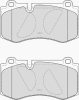 FERODO FDB4055 Brake Pad Set, disc brake