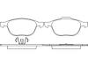 BREMBO P24061 Brake Pad Set, disc brake