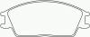 BREMBO P30001 Brake Pad Set, disc brake