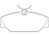 BREMBO P68027 Brake Pad Set, disc brake