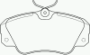 MINTEX MDB1540 Brake Pad Set, disc brake