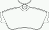 MINTEX MDB1682 Brake Pad Set, disc brake