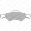 DELPHI LP1470 Brake Pad Set, disc brake