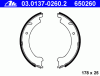 ATE 03.0137-0260.2 (03013702602) Brake Shoe Set, parking brake