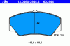 ATE 13.0460-3944.2 (13046039442) Brake Pad Set, disc brake