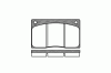 ROADHOUSE 2044.00 (204400) Brake Pad Set, disc brake