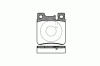 ROADHOUSE 2407.00 (240700) Brake Pad Set, disc brake