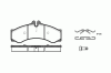 ROADHOUSE 2614.00 (261400) Brake Pad Set, disc brake