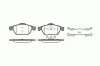 ROADHOUSE 2843.00 (284300) Brake Pad Set, disc brake