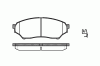 ROADHOUSE 2845.01 (284501) Brake Pad Set, disc brake