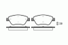 ROADHOUSE 2858.10 (285810) Brake Pad Set, disc brake