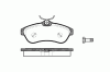 ROADHOUSE 2880.00 (288000) Brake Pad Set, disc brake