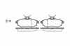 ROADHOUSE 2881.00 (288100) Brake Pad Set, disc brake