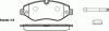 ROADHOUSE 21245.00 (2124500) Brake Pad Set, disc brake