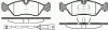 ROADHOUSE 2286.10 (228610) Brake Pad Set, disc brake