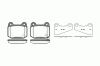 REMSA 0014.52 (001452) Brake Pad Set, disc brake
