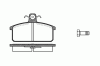 REMSA 0128.00 (012800) Brake Pad Set, disc brake