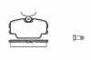 REMSA 0145.00 (014500) Brake Pad Set, disc brake