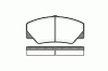 REMSA 0206.00 (020600) Brake Pad Set, disc brake