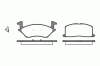 REMSA 0332.02 (033202) Brake Pad Set, disc brake