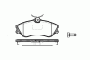 REMSA 0634.00 (063400) Brake Pad Set, disc brake