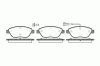 REMSA 0859.01 (085901) Brake Pad Set, disc brake