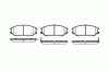 REMSA 1085.02 (108502) Brake Pad Set, disc brake