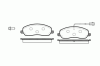 REMSA 1146.02 (114602) Brake Pad Set, disc brake