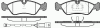 REMSA 0286.10 (028610) Brake Pad Set, disc brake