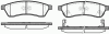 REMSA 1349.02 (134902) Brake Pad Set, disc brake