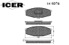 ICER 140376 Brake Pad Set, disc brake