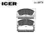 ICER 140979 Brake Pad Set, disc brake