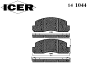 ICER 141044 Brake Pad Set, disc brake