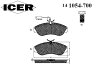 ICER 141054-700 (141054700) Brake Pad Set, disc brake