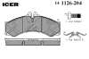 ICER 141126-204 (141126204) Brake Pad Set, disc brake